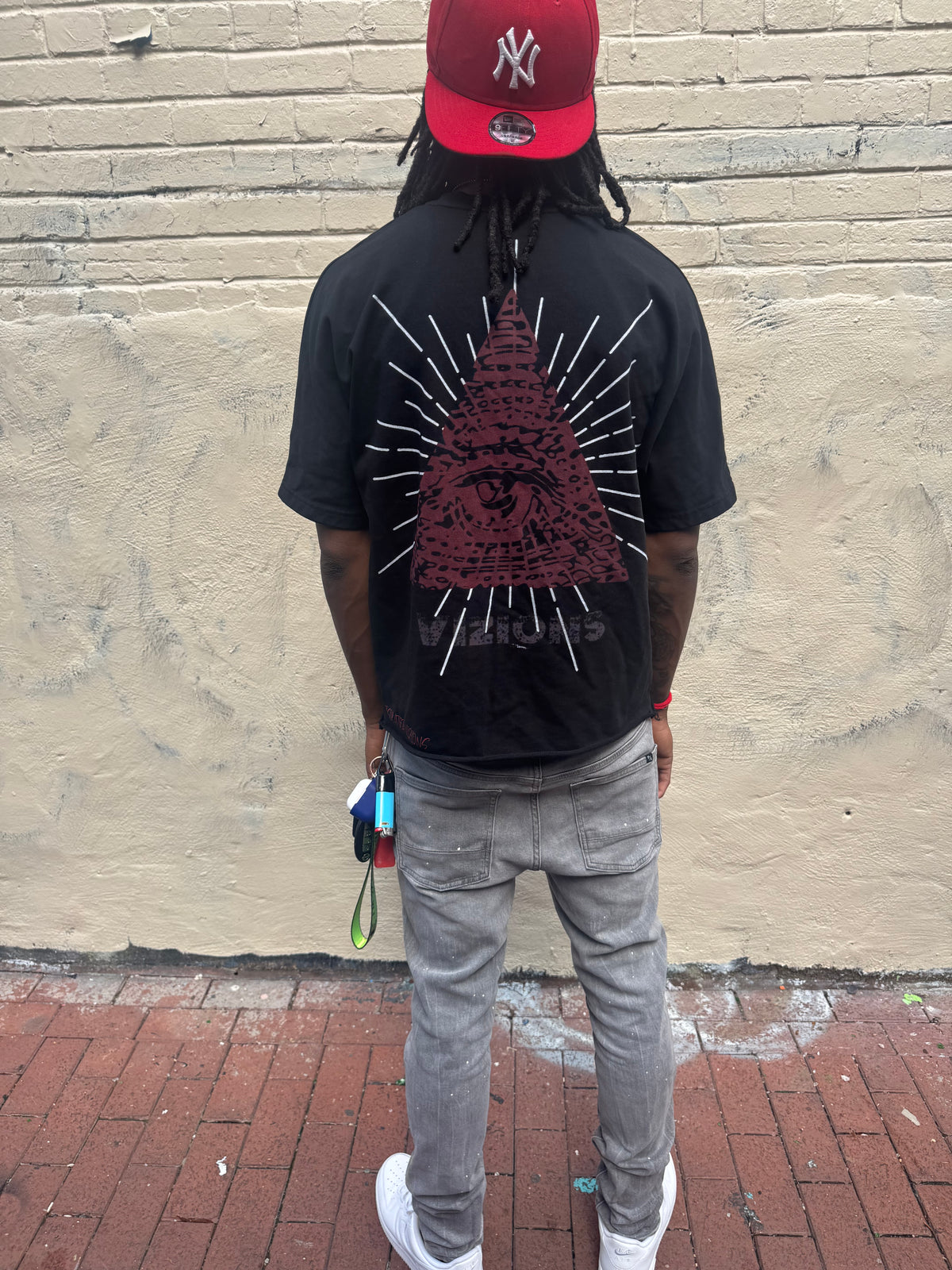 Barred From Society Distressed Tee