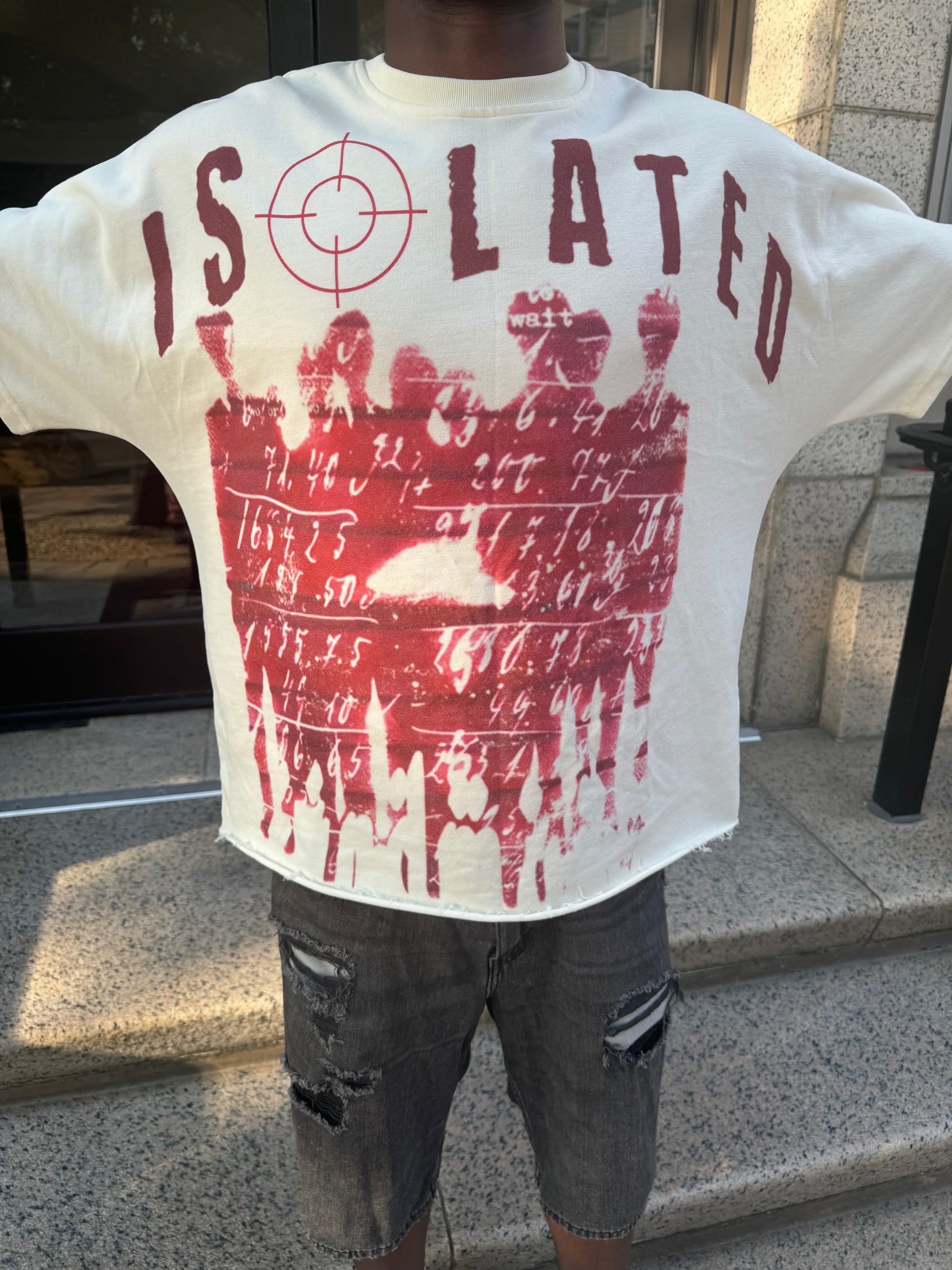 Barred From Society Distressed Tee