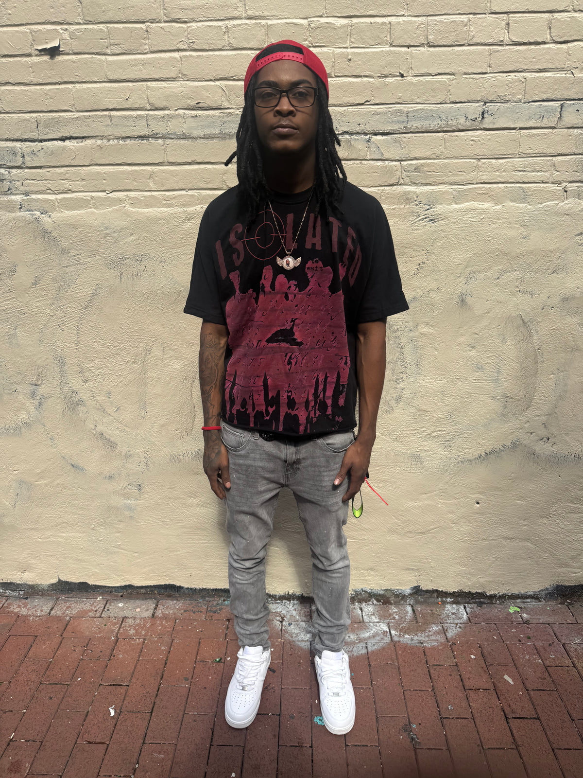 Barred From Society Distressed Tee