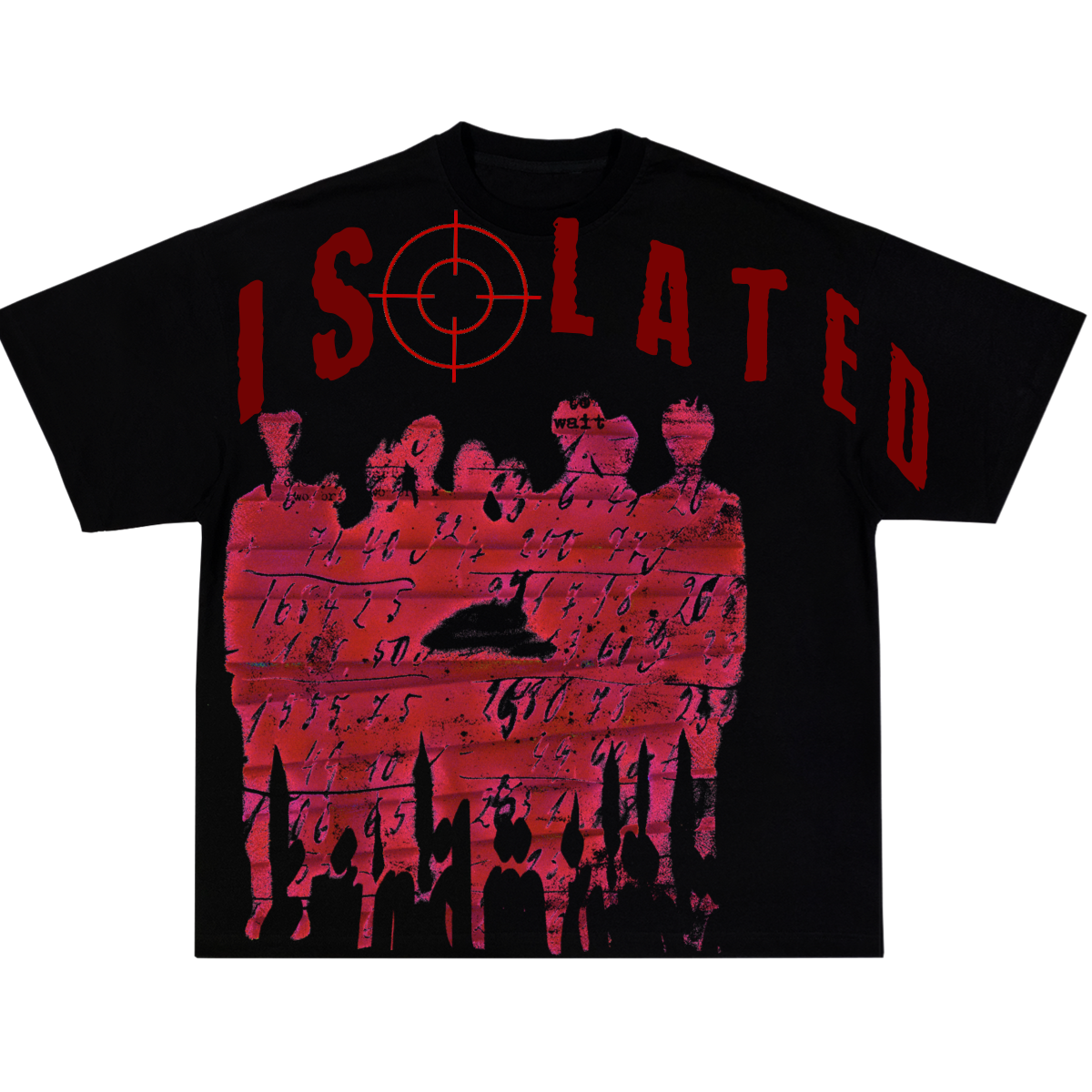 Barred From Society Distressed Tee